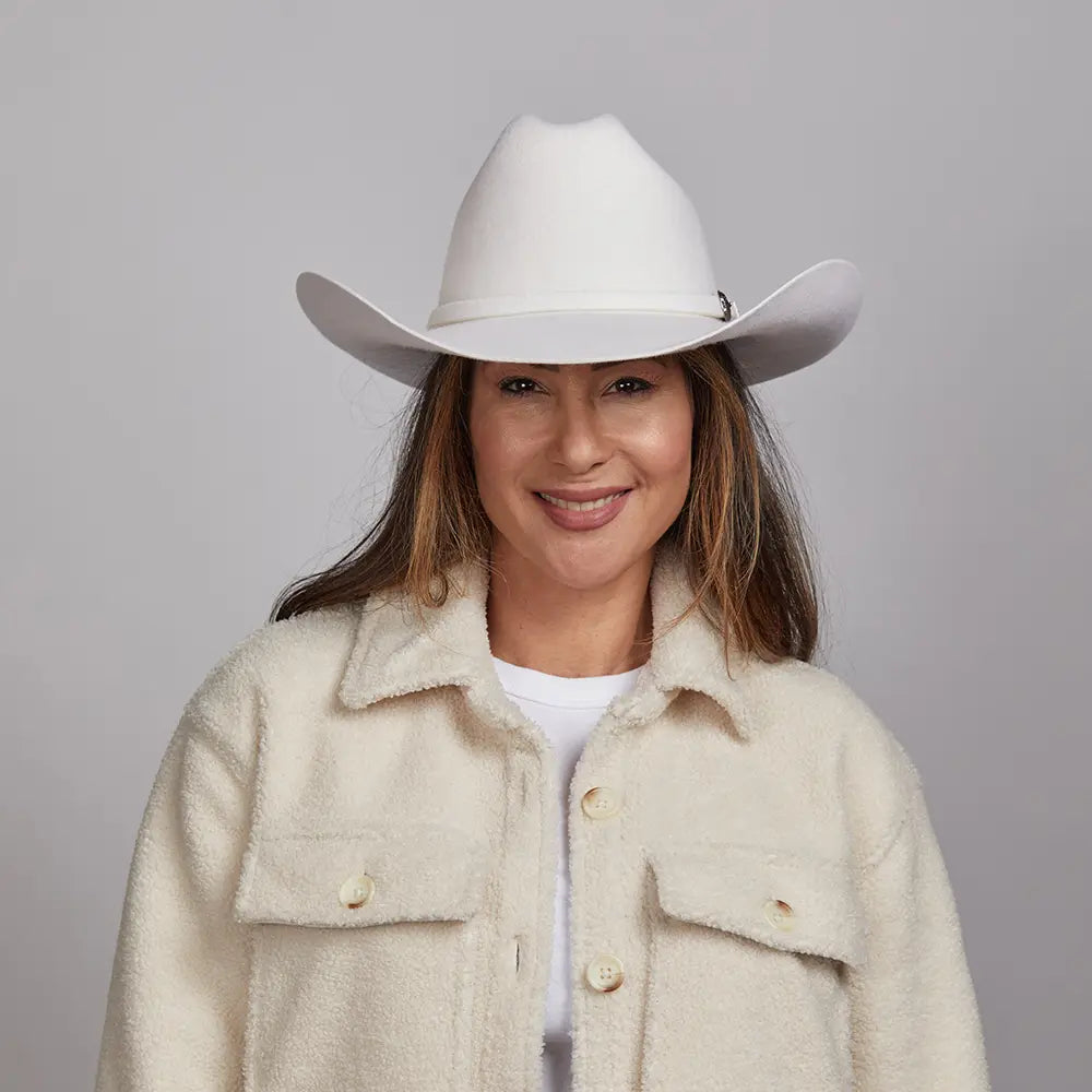 Cattleman | Womens Felt Cowgirl Hat with Western Hat Band