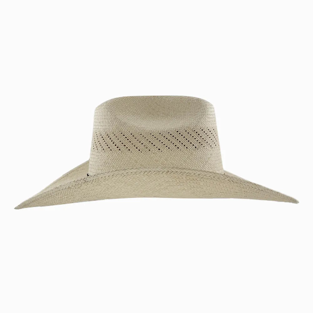 Chase | Mens Cream Toquilla Straw Curled Panama Cowboy Hat