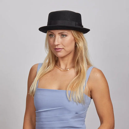 Chi-Town 2.0 | Womens Crushable Wool Felt Pork Pie Hat