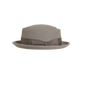 chi-town grey pork pie hat side view