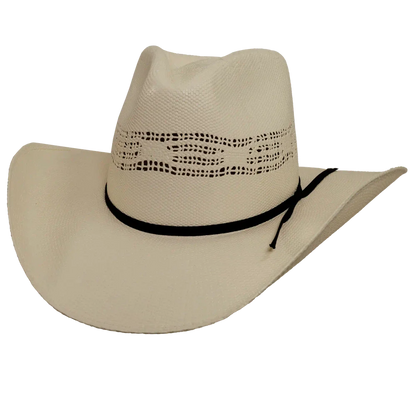 cody cream mens straw cowboy front view