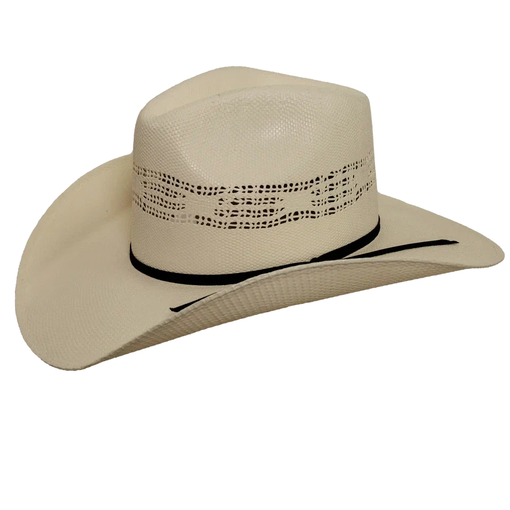 cody cream mens straw cowboy side view