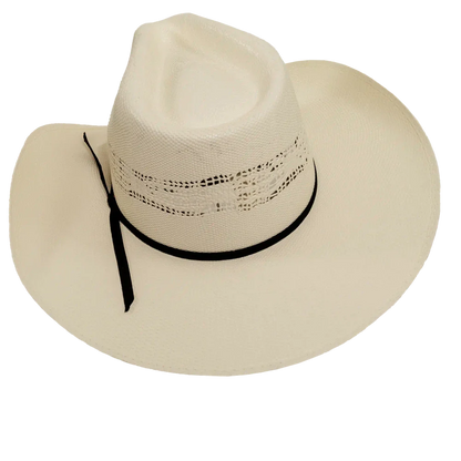 cody cream mens straw cowboy angled view