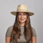 Corinth | Womens Wide Brim Straw Fedora Hat