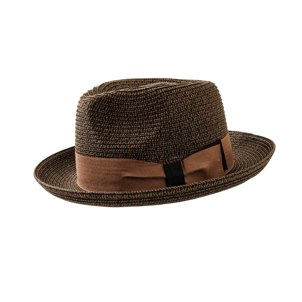 Coronado Brown Straw Sun Hat Side View