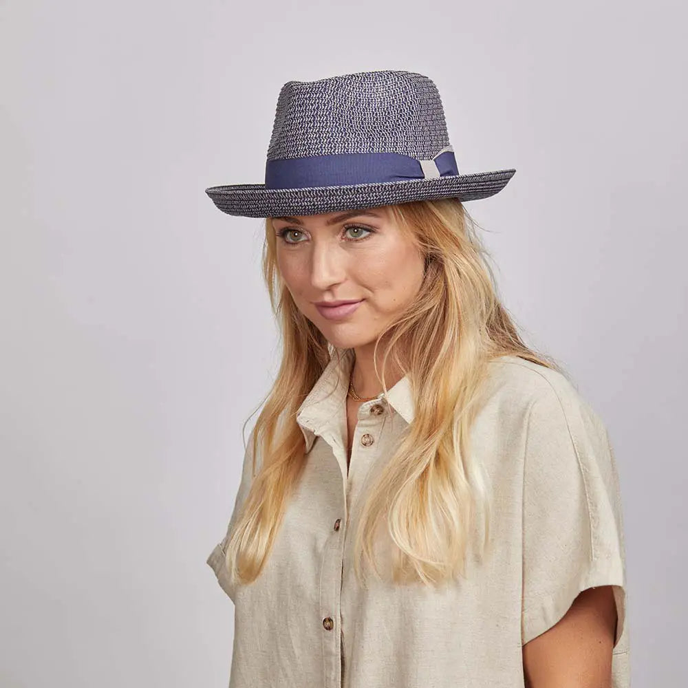 Coronado | Womens Straw Fedora Hat