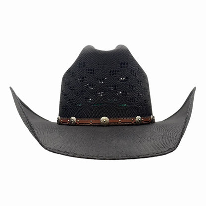 Coyote | Womens Bangora Straw Cattleman Crown Cowgirl Hat