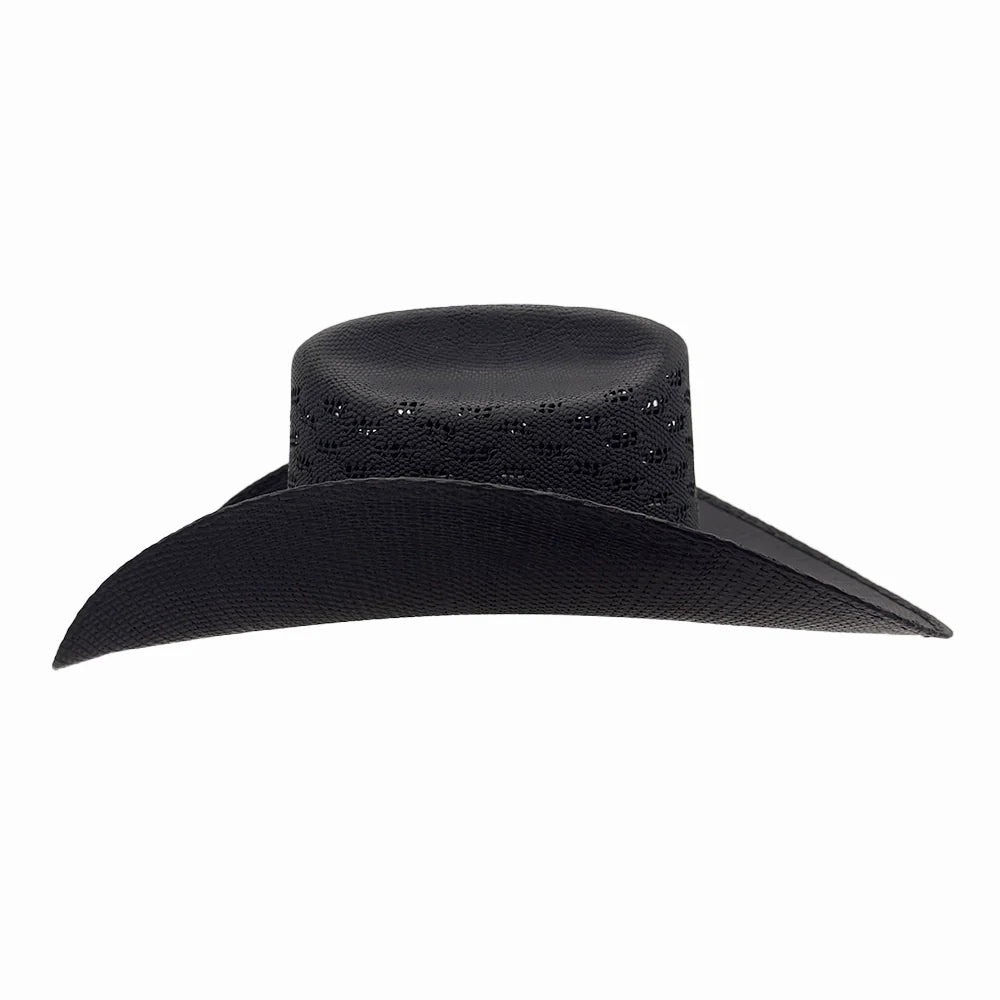 Coyote | Mens Bangora Straw Cattleman Crown Cowboy Hat