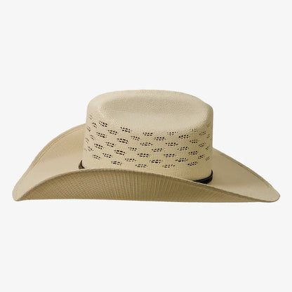 Coyote | Mens Bangora Straw Cattleman Crown Cowboy Hat
