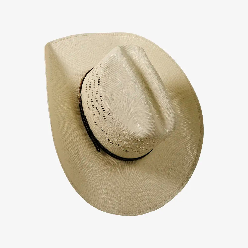 Coyote | Womens Bangora Straw Cattleman Crown Cowgirl Hat