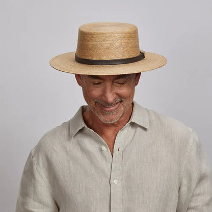 Cozumel | Mens Wide Brim Straw Sun Hat