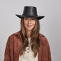 Crusher | Womens Leather Crushable Outback Hat