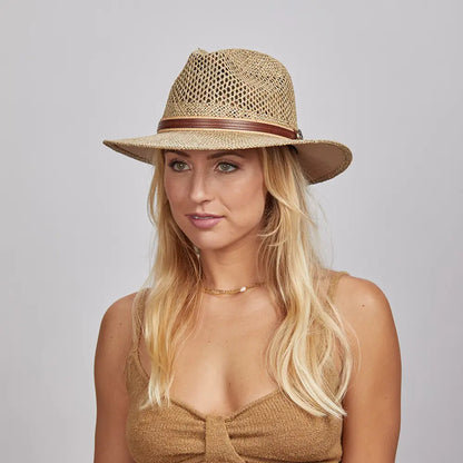 Cubana | Womens Seagrass Straw Sun Hat