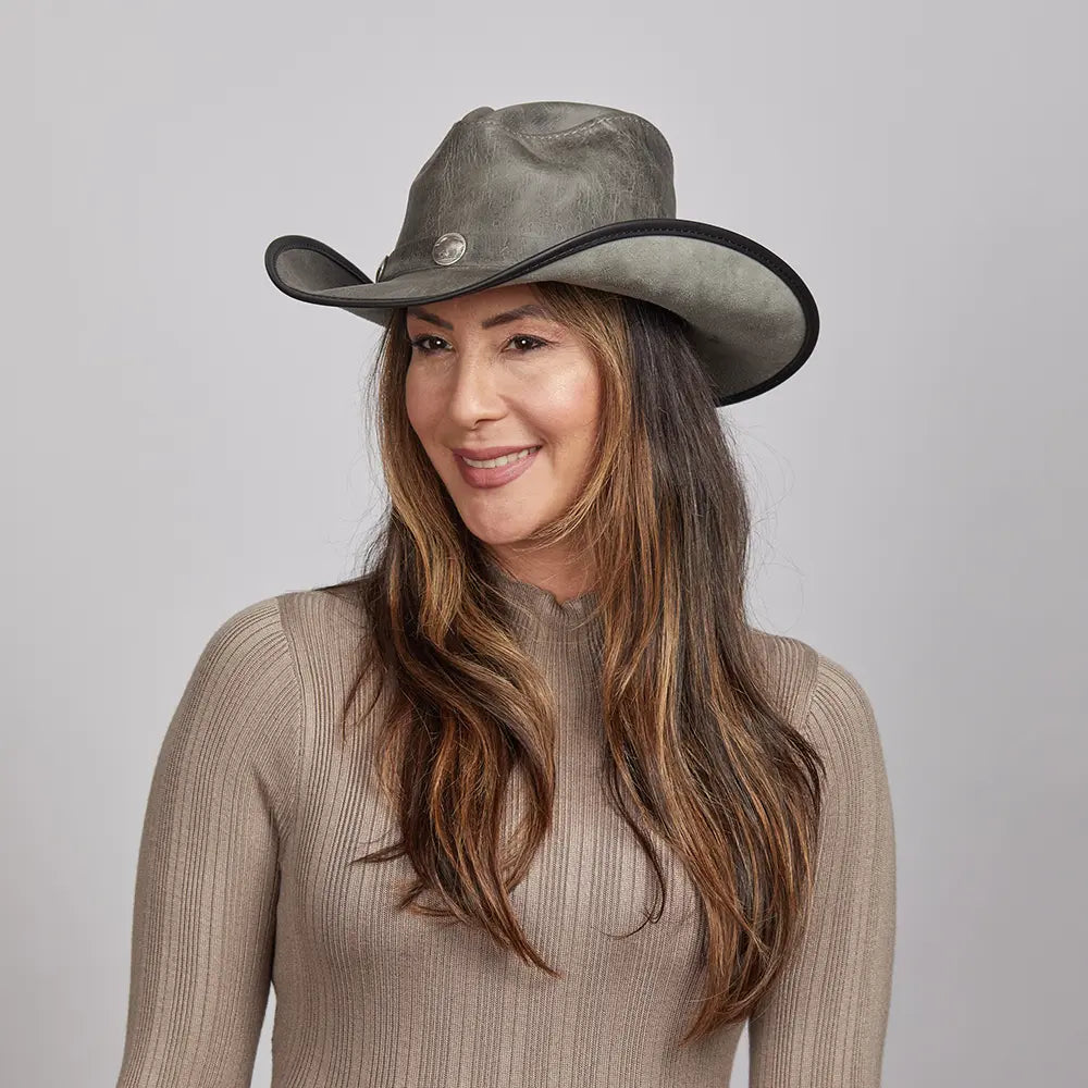 Cyclone | Womens American Leather Cowgirl Hat