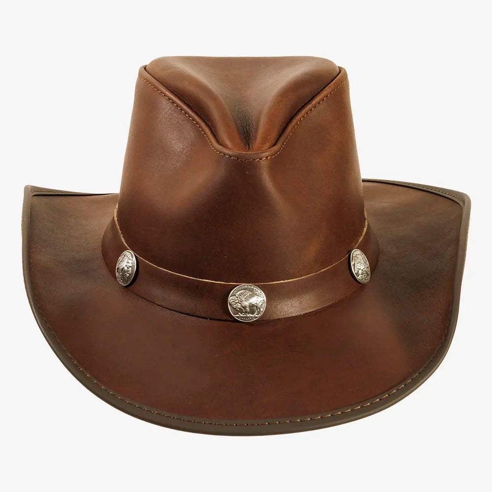 Cyclone | Mens Leather Cowboy Hat