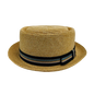 Detroit Natural Sun Straw Hat Front View