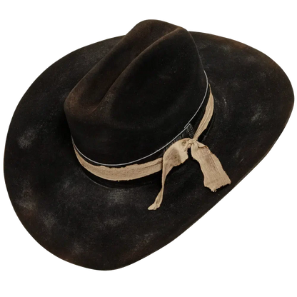 dirty cantina black cowboy hat angled right view