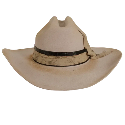 dirty cantina silver belly cowboy hat front view