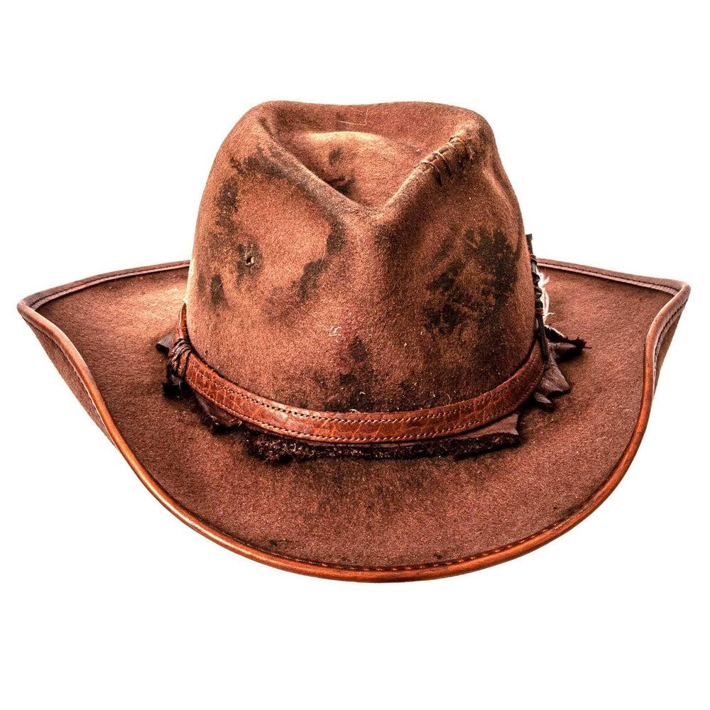 Duke Brown Felt Cowboy Hat by American Hat Makers front view