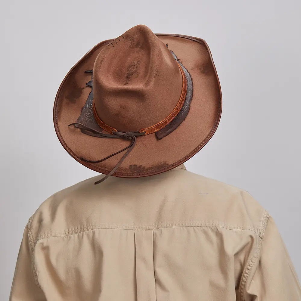 Duke | Mens Brown Felt Cowboy Hat