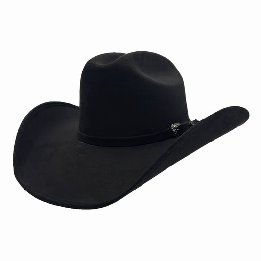 Dutch | Mens Faux Suede Cattleman Crown Cowboy Hat
