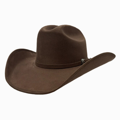 Dutch | Mens Faux Suede Cattleman Crown Cowboy Hat