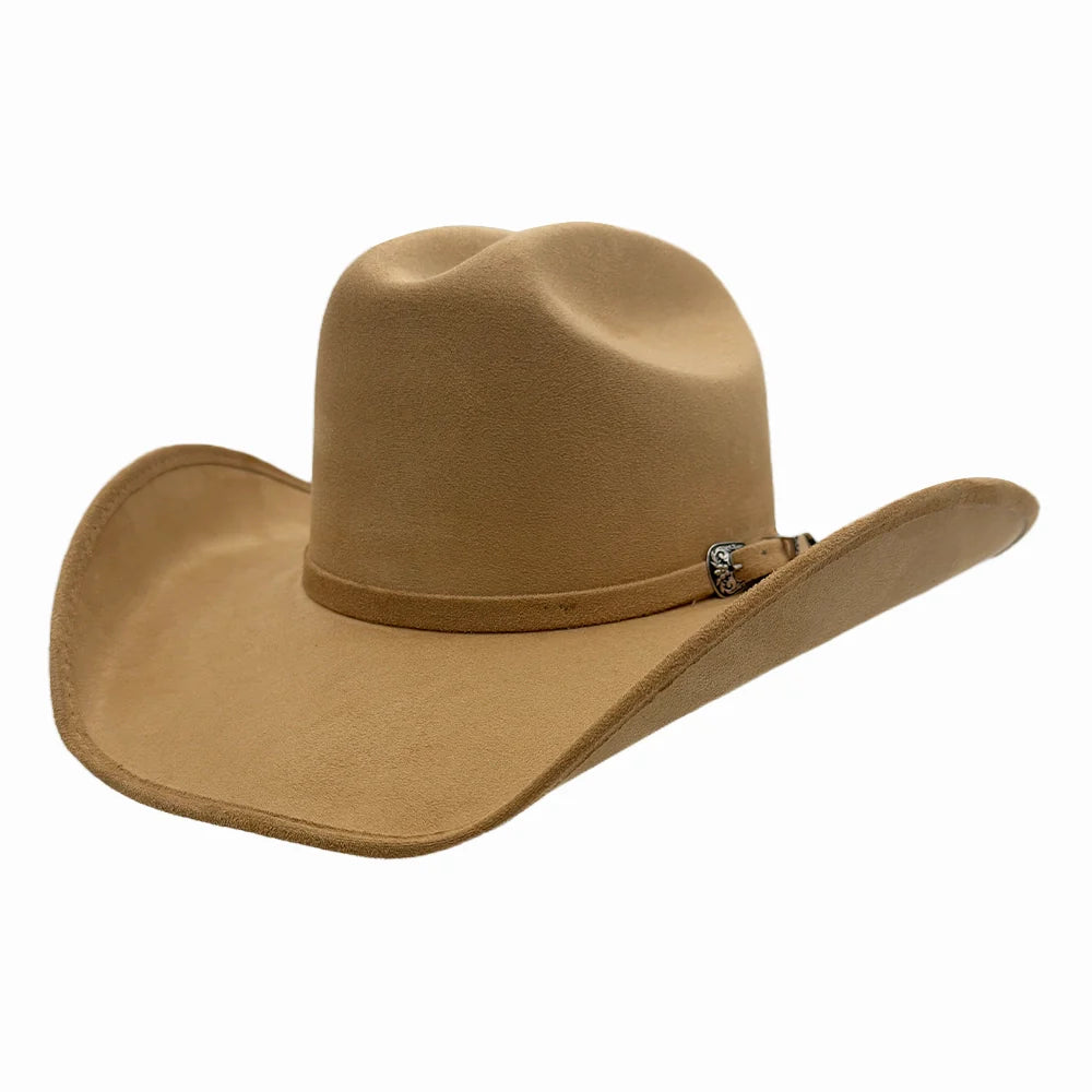 Dutch | Womens Faux Suede Cattleman Crown Cowgirl Hat