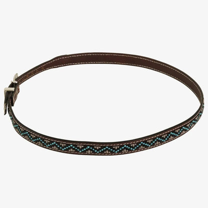 Elan | Leather Hat Band with Three Piece Buckle