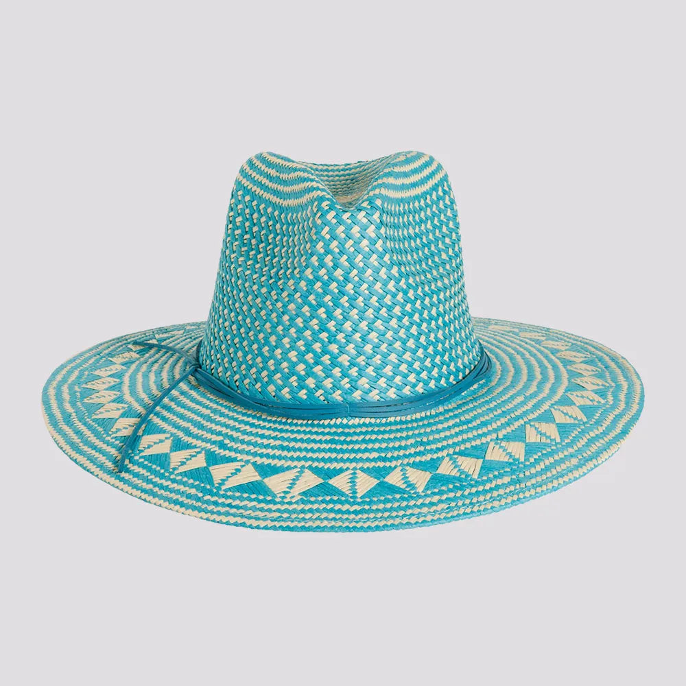 Eppie | Mens Two Tone Toyo Straw Sun Hat