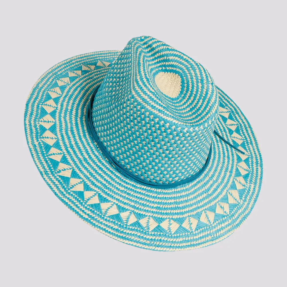 Eppie | Womens Two Tone Toyo Straw Sun Hat