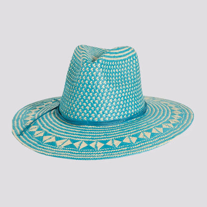 Eppie | Mens Two Tone Toyo Straw Sun Hat
