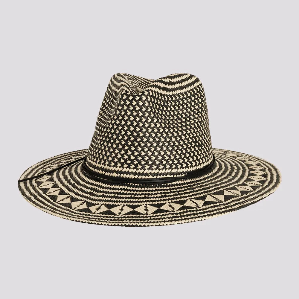 Eppie | Mens Two Tone Toyo Straw Sun Hat