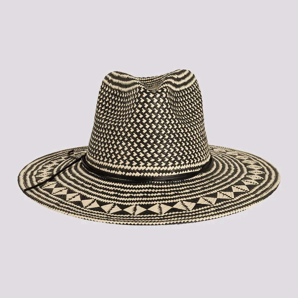 Eppie | Womens Two Tone Toyo Straw Sun Hat