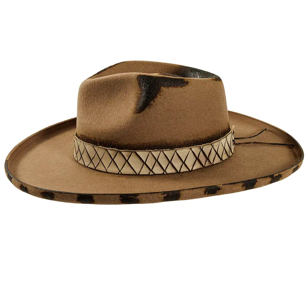 Etcher Mens Felt Fedora Side View