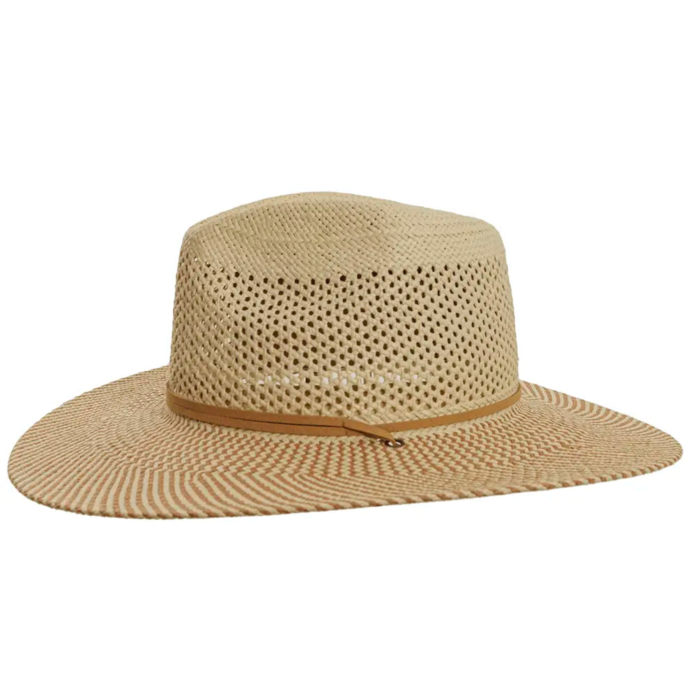 Ezra Natural Sun Straw Hat Side View