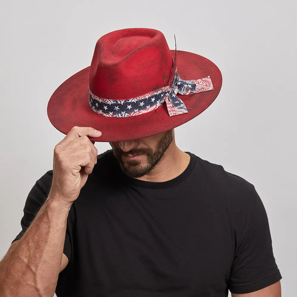 Fireworks | Mens Felt Fedora Hat