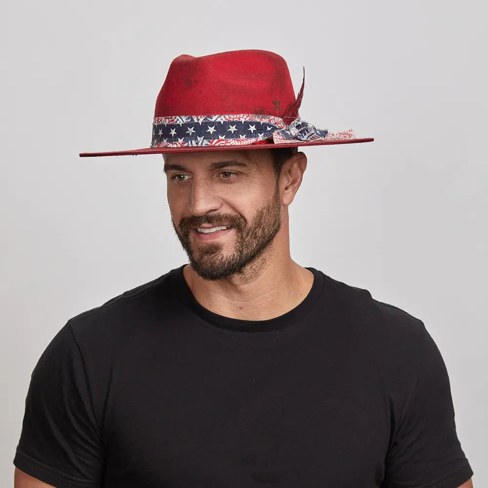 Fireworks | Mens Felt Fedora Hat