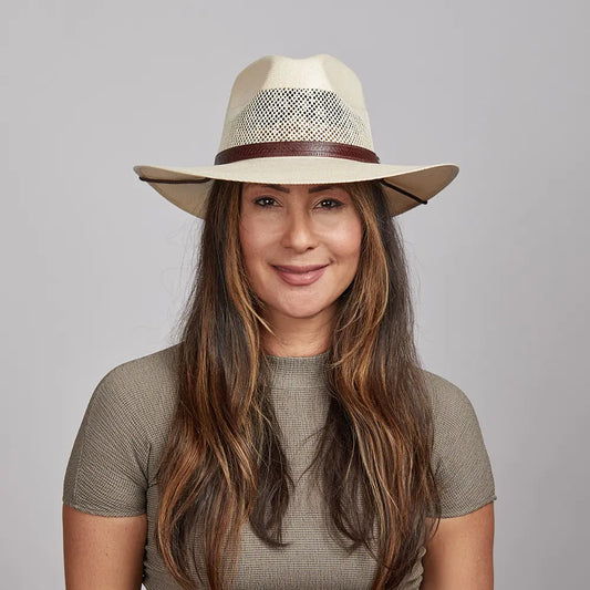 Florence | Womens Wide Brim Straw Sun Hat