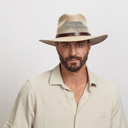 Florence | Mens Wide Brim Straw Sun Hat