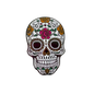 Flowered Skull Magnetic Hat Pin