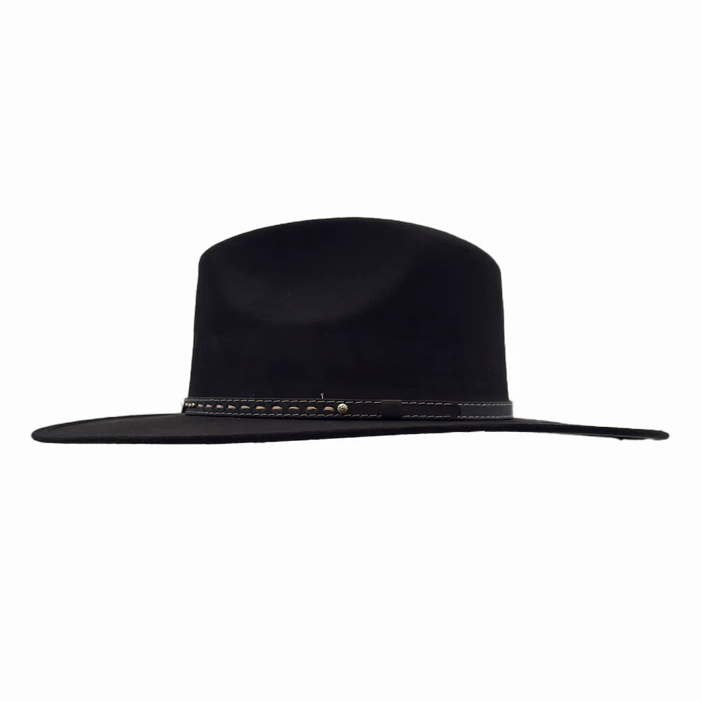 Granger | Womens Faux Suede Rancher Fedora Hat