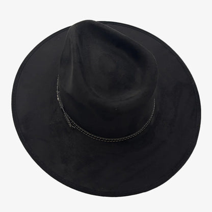 Granger | Mens Faux Suede Rancher Fedora Hat