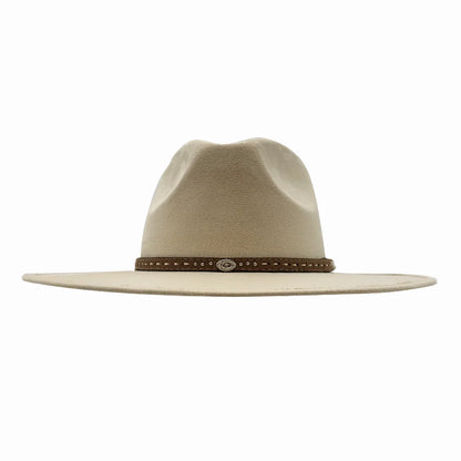 Granger | Womens Faux Suede Rancher Fedora Hat
