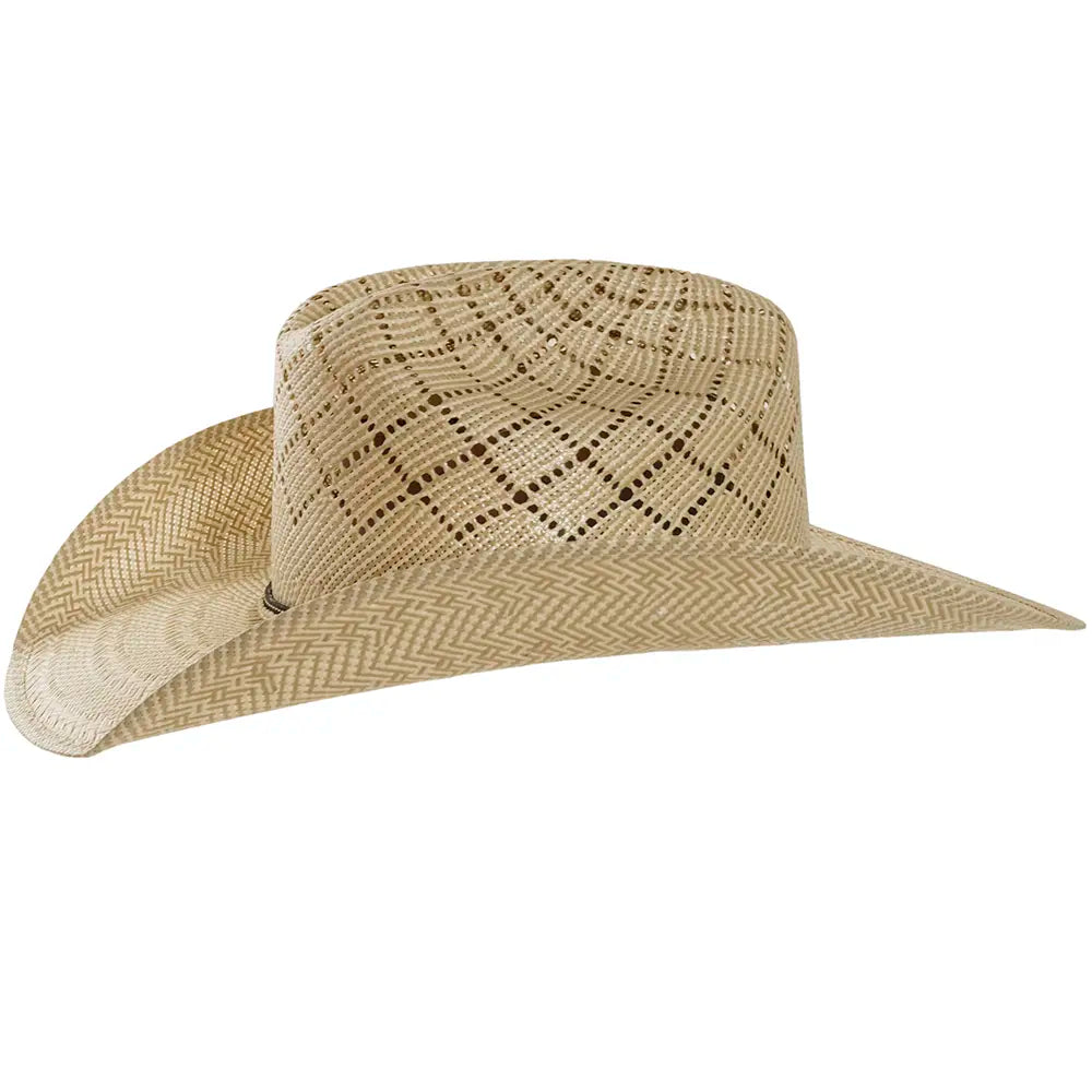 Gunman Men Straw Cowboy Hat Side View