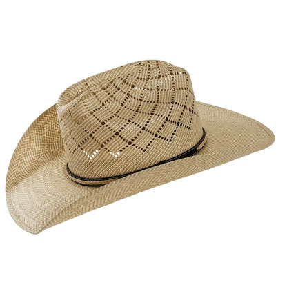 Gunman Men Straw Cowboy Hat Angled View