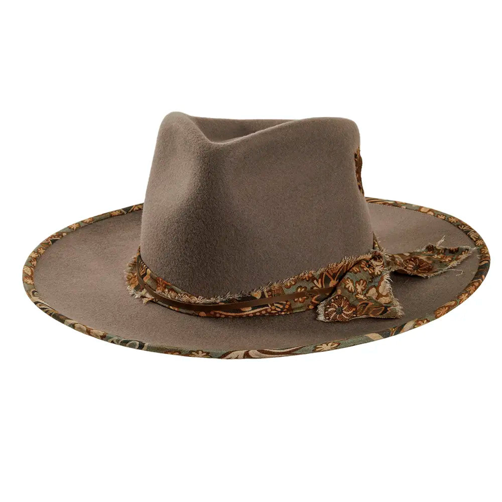 Gypsy Womens Felt Fedora Side View