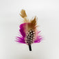 Tink Feather Hat Band Accessory Front View