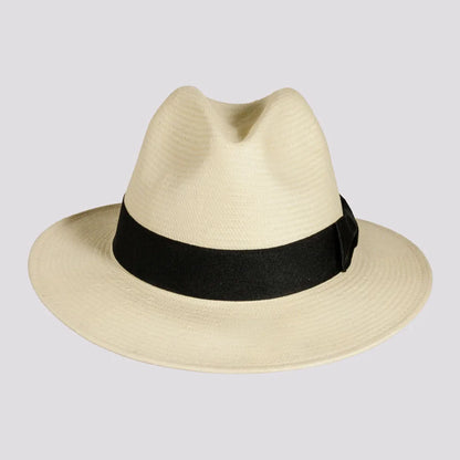 Havana | Womens Ivory Toyo Straw Panama Hat with Downturned Brim