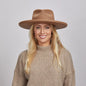 Hudson | Womens Pencil Rim Felt Fedora Hat