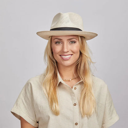 Ibiza | Womens Straw Fedora Hat